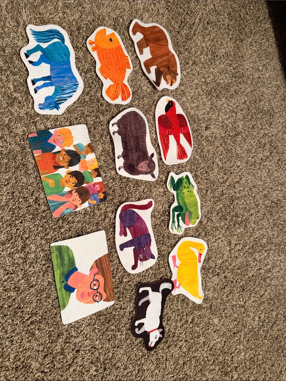 Colorful Animal Flashcards Set